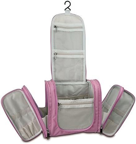 IOKHEIRA Toiletry Bags Travel Folding Make up Hanging Storage Bags Waterproof Personal Organizer Bags for Men & Women