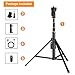 55” Phone Tripod Stand & Selfie Stick Tripod, All-in-One Extendable Camera & Cell Phone Tripod with Wireless Remote and Phone Holder, Compatible with iPhone Andriod Phones Black