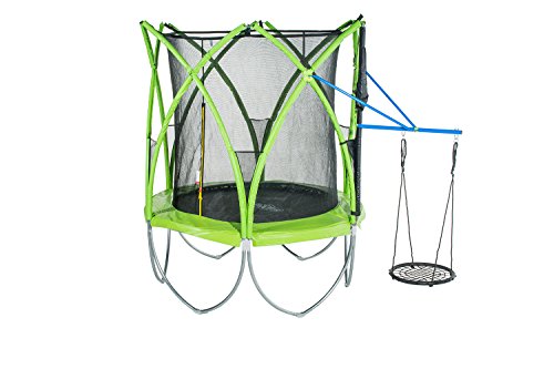 Spark Trampoline Add-On Accessories - Swing Set, Climbing Bar, Web Swing, Roof, Ladder, Basketball Hoop, or Anchor Set (Web Swing)