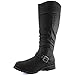 DailyShoes Women's Knee High Ankle Buckle Strap Military Combat Boots