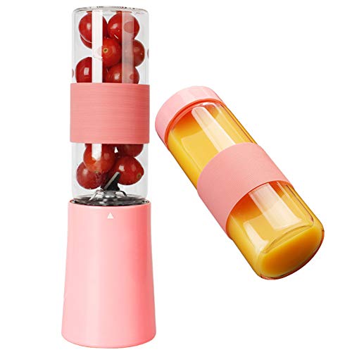 Click Here to See More Images Lovehouse Blender Mixer, Portable Juice Blender Mini Juice Cup Fruit Mixer Machine Personal Size Mixer with Travel lid -A