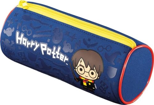 Maped - Schul- und Bastel-Federmaeppchen HARRY POTTER KIDS - Reissverschluss aus Metall - blau, 934801