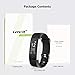 Letsfit Fitness Tracker HR, Activity Tracker Watch with Heart Rate Monitor, Pedometer, Sleep Monitor, 14 Sports Modes, Step Counter, Calorie Counter, IP67 Waterproof Fitness Watch for Kids Women Men