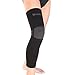 Elastic Sports Leg Knee Support Brace Wrap Protector Knee Pad Long Knee Sleeve Cap Patella Guard Knee A6 - Black - 1PCS