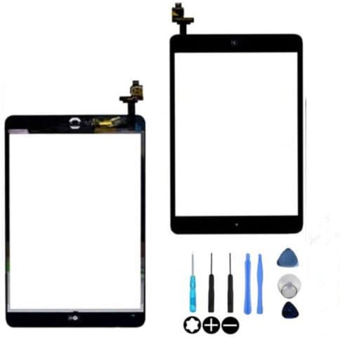 HedyweiTouch Screen Digitizer for iPad mini Glass Screen with IC/home button/Preinstalled Adhesive Black