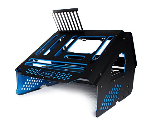 Praxis WetBench - Black w/ Solid Light Blue PMMA Accents