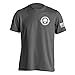 Men's Tshirts Graphic Divided We Fall Patriotic T-Shirt (M, Charcoal)