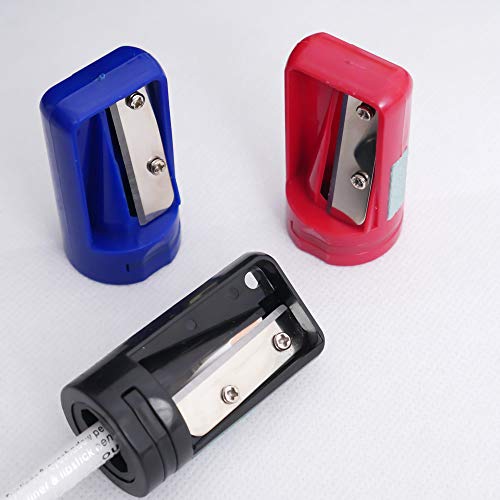 WSERE 6 Pieces Carpenter Pencil Sharpener Manual Portable Woodwork Pencil Cutter