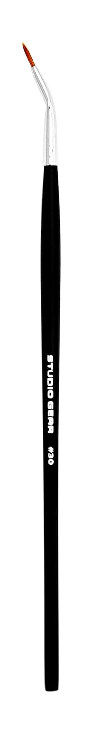 Studio Gear Cosmetics Angled Eyeliner Brush, No. 30 Sable, 0.2 Ounce: Beauty