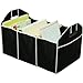 2 in 1 Trunk Organizer & Cooler Set - Collapsible Folding Flat Trunk Organizer Storage 2 Piece Set for Car SUV Truck in Black By USA Cash and Carry - PrimeTrendz TM.