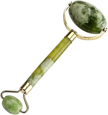 Jade roller for face | Anti aging face massager with natural Jade Stone | Handmade face massage roller | Anti wrinkle and Skin rejuvenate