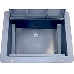 MCSPROAUDIO Recessed Stage Floor Box with 6 XLR