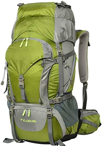 Luggaents 60L Outdoor Professional Backpack Men And Women Mountaineering Bag Hiking Camping Waterproof Professional Nylon Bag
