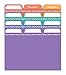Jot & Mark Recipe Card Dividers - 24 Tabs per Set, Works with 4x6 Inch Cards, Helps Organize Recipe Box (Rainbow) - Tab Divider