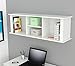 Inval America Inval Laura Collection Wall Mounted Hutch, Laricina White