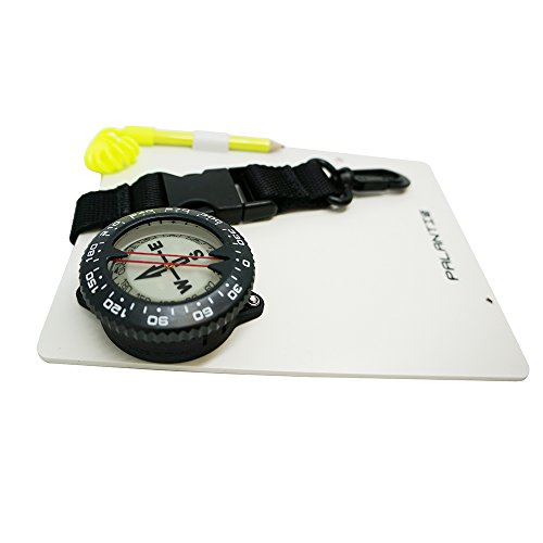 Palantic Scuba Dive Writing Slate with Compass and Pencil, 2"