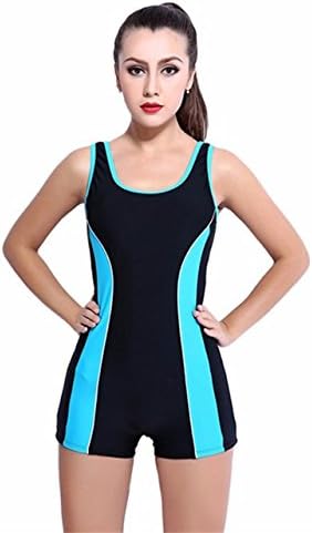 One pPiece Sports Bodysuit Women Solid Boyshorts Swimwear Push up Large