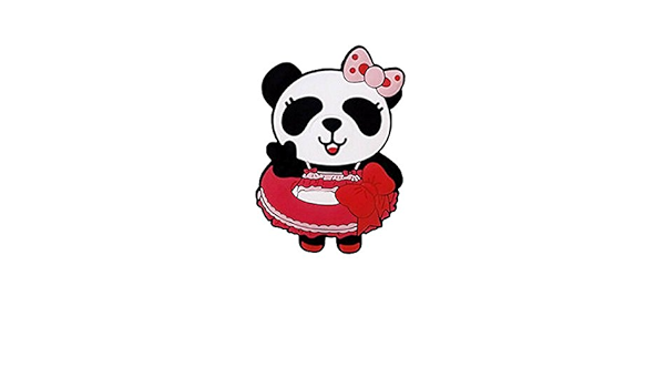 Juego de 2 dibujos animados princesa Panda imán para nevera ...
