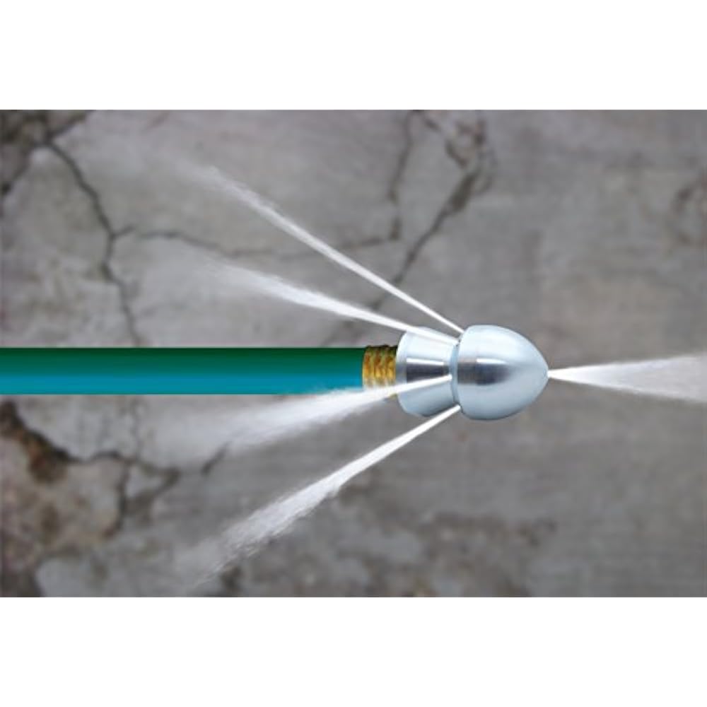 DN75 Drain Blaster Cleaning Nozzle, 3/4Inch Hose Thread Watering