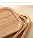 Bamboo Plates,2 Pack Cheese Plates Coffee Tea Serving Tray Fruit platters Party Dinner Plates Sour Candy Tray 13 x 9 x 0.8 inches