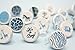 Blue Jungle Safari Boy Baby Shower Favors Stickers (Set of 324)