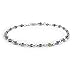 Bling Jewelry Protection Amulet Turkish Multi Color Charm Slender Evil Eyes Anklet Link Ankle Bracelet For Women Teen .925 Sterling Silver 10 Inch