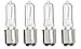 Sterl Lighting – 75 Watt BA15D T4 DC Bayonet Base Halogen Bulbs 120V 1.73Inch 1000Lm JD Type Night Can Such as Automotive Headlamps or Work Lights 2700K Warm White Clear – 4 Pack