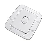 E-Autogrilles Triple Chrome Plated ABS Gas Door Cover for 05-07 Nissan Pathfinder (66-2702)