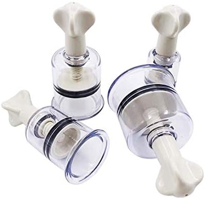 HIXGB Vacuum Cupping Therapy Set - 4 Pcs Negative Pressure Suction Type Hand Twist Cupping Body Massage Muscle Joint Soreness Relief - for Home Office