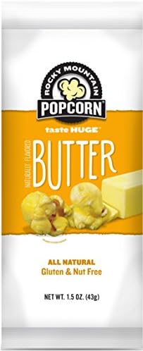 Rocky Mountain Popcorn, Butter, 1.5 Ounce (Pack of 12)