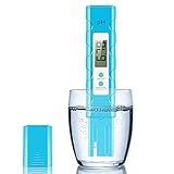 Digital PH Meter, PH Meter 0.01 PH High Accuracy Water Quality Tester with 0-14 PH Measurement Range for Household Drinking, Pool and Aquarium Water PH Tester Design with ATC