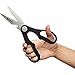 iCooker Kitchen Shears [Stainless Steel] Professional Multi-function Kitchen Scissors - Best Come Apart Poultry Scissors for Cutting - Soft Grip Handle [Black]