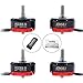 Crazepony 4pcs EMAX RS2205S 2300KV Brushless Motor 3-4S for X210 QAV250 QAV300 FPV Racing Drone Quadcopter