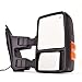 DEDC Pair 08-15 Ford Super Duty F250 F350 F450 Power Heated With Signal Light Towing Mirrors 2008 2009 2010 2011 2012 2013 2014 2015