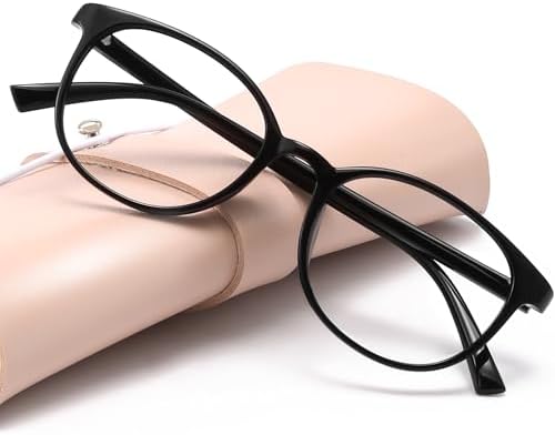 Blue Light Blocking Glasses Fashion Round TR90 Frame Transparent Eyewear Amazon.com: FONHCOO Blue Light Blocking Glasses Fashion  main image 3
