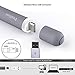 Stylus Pen for Apple iPad Pro Palm Rejection, Stylist Active Digital Pencil with Wireless Charger Case for iPad Pro 3rd Gen 11/12.9 Inch/Air 3rd Gen/iPad Mini 5th Gen After 2018 (Gray)