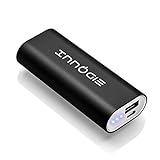 Innogie C8 Pocket Size Portable Charger External Battery Pack, Power Bank & Charger for iPhone, iPad & Samsung Galaxy & More, Black, 6000 mAh