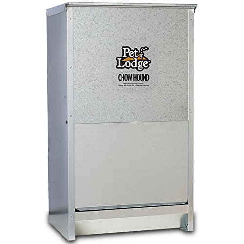 GALVANIZED DOG FEEDER