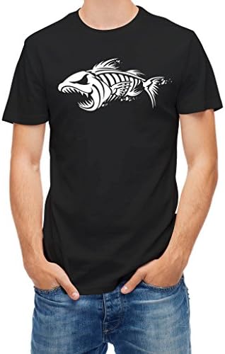 T-shirt Fishbone Design Black XXL