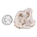CrystalTears Natural Clear Crystal Quartz Cluster Geode Druzy Home Decoration Gemstone Mineral Specimen 1.37