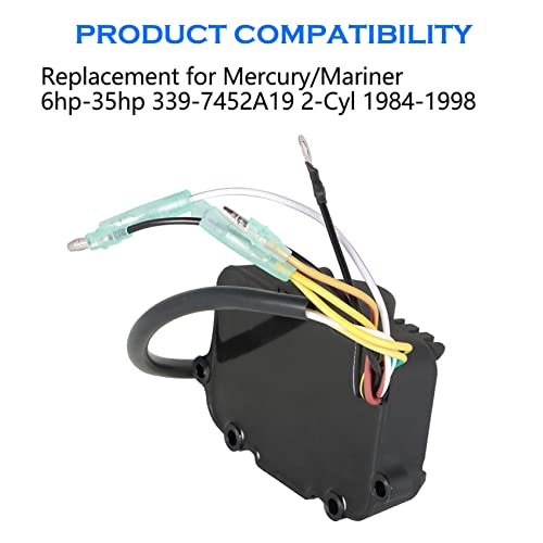 For 1984-1998 Mercury/Mariner 6hp-35hp Outboard Switch Box CDI - Foto 2
