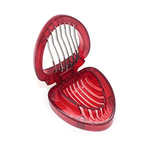 ZRAMO Accessories Simply Slice Strawberry Section Slicer Kitchen Cutter Gadgets Kitchen Tool Mini Slicer Cut Joie MSC Stainless Steel Blade Craft Fruit Tools Factory kiss - Thumbnail 3