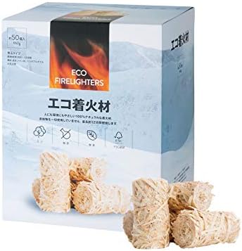 エコ着火剤 100 ナチュラルな着火材 バーベキュー 薪ストーブ 暖炉 焚き火 Fsc認証 ヨツール 約50個入 Wb050