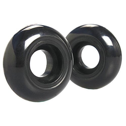 Airkoul Black Luggage Suitcase/Inline Outdoor Skate Replacement Wheels with ABEC 608zz Bearings (70X23mm) - Thumbnail 5