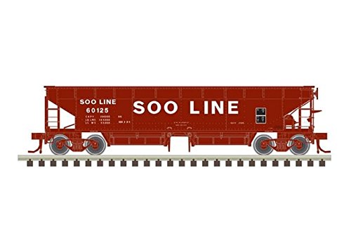 Atlas 50003542 - 70 Ton Hart Ballast Car SOO Line 60125 - N Scale
