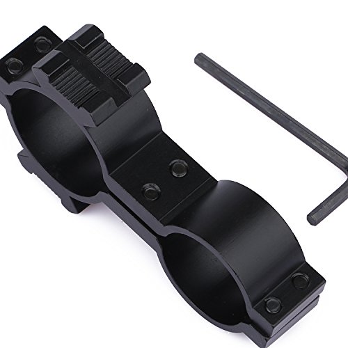 Dophee 25.4mm/30mm Ring 20mm Rail Mount Adapter Rifle Scope Flashlight Bracket
