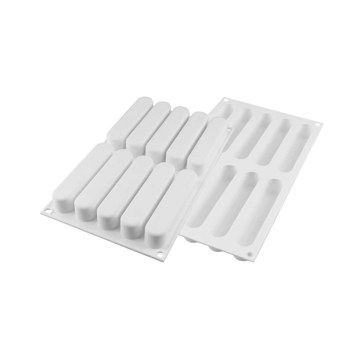 Silikomart Fashion Eclair Silicone Mould 130 x 25 mm H 25 mm + 10 Trays + Cutter