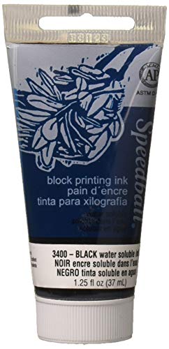 Speedball Art Products 003400 Block Print Ink 37Cc Black