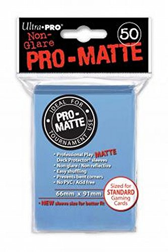Ultra Pro 50ct Pro-Matte Light Blue Standard Deck Protectors