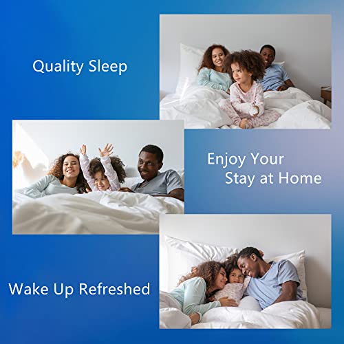 Bluffy Bed Pillows for Sleeping Down Alternative Pillows Overfilled